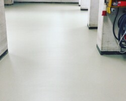 Plastifloor in einem Lagerraum