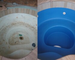 Poolbeschichtung mit Plastifloor